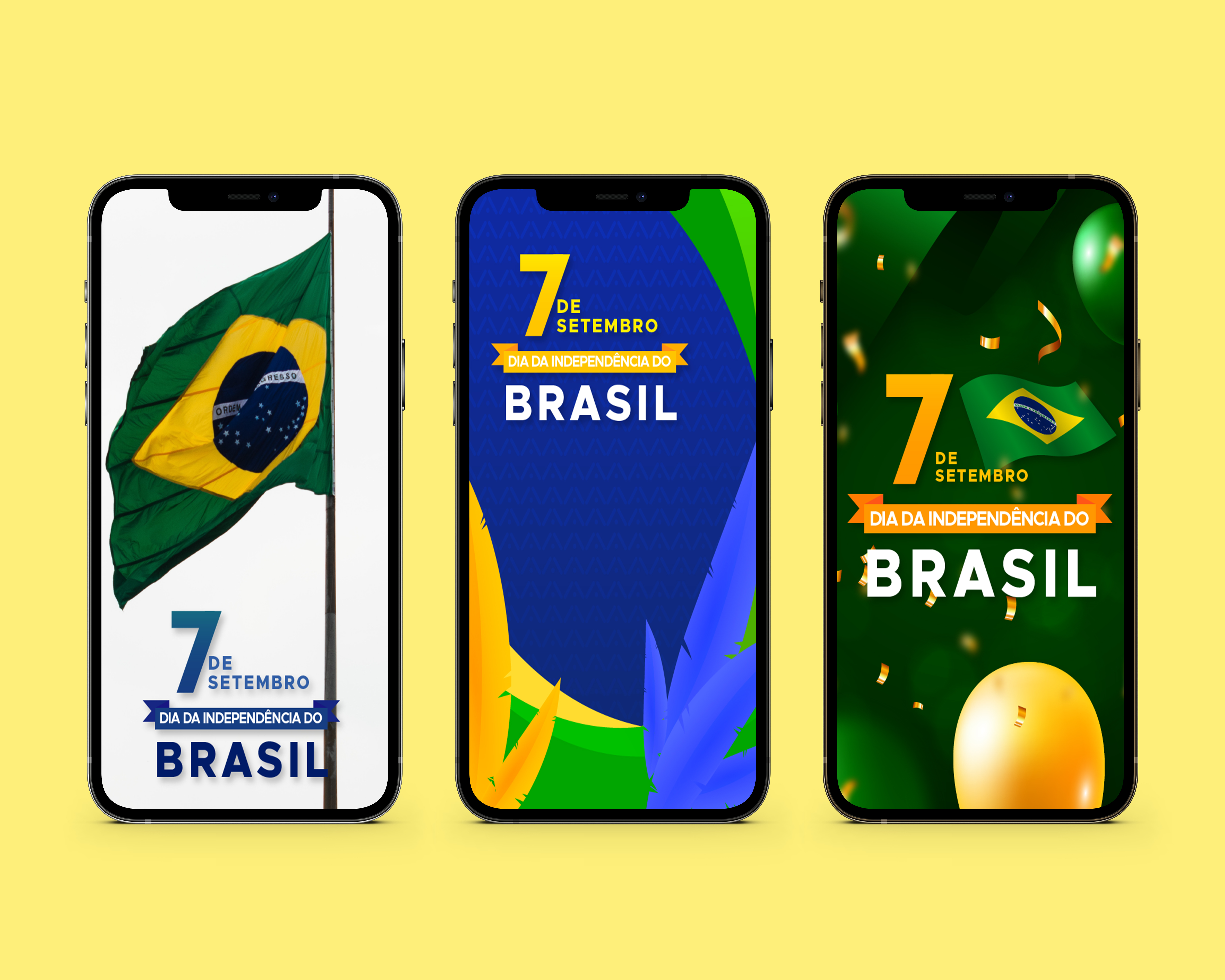 Telas Splash: Independência do Brasil