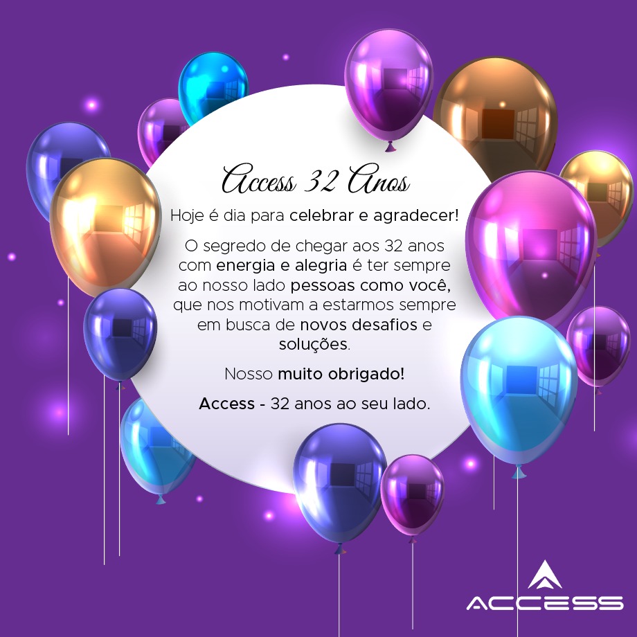 Aniversário Access!!!