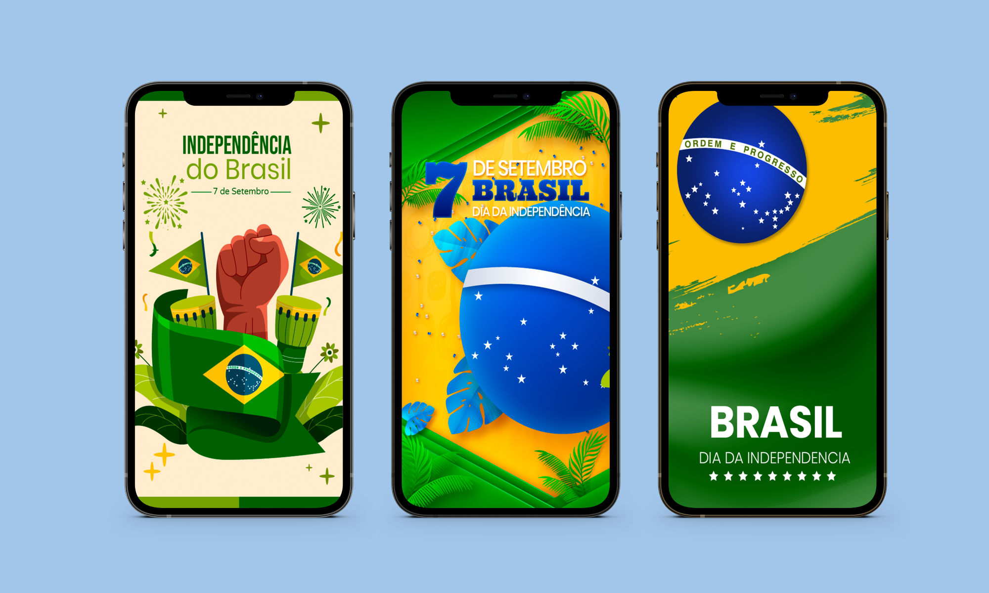 Telas Splash: Independência