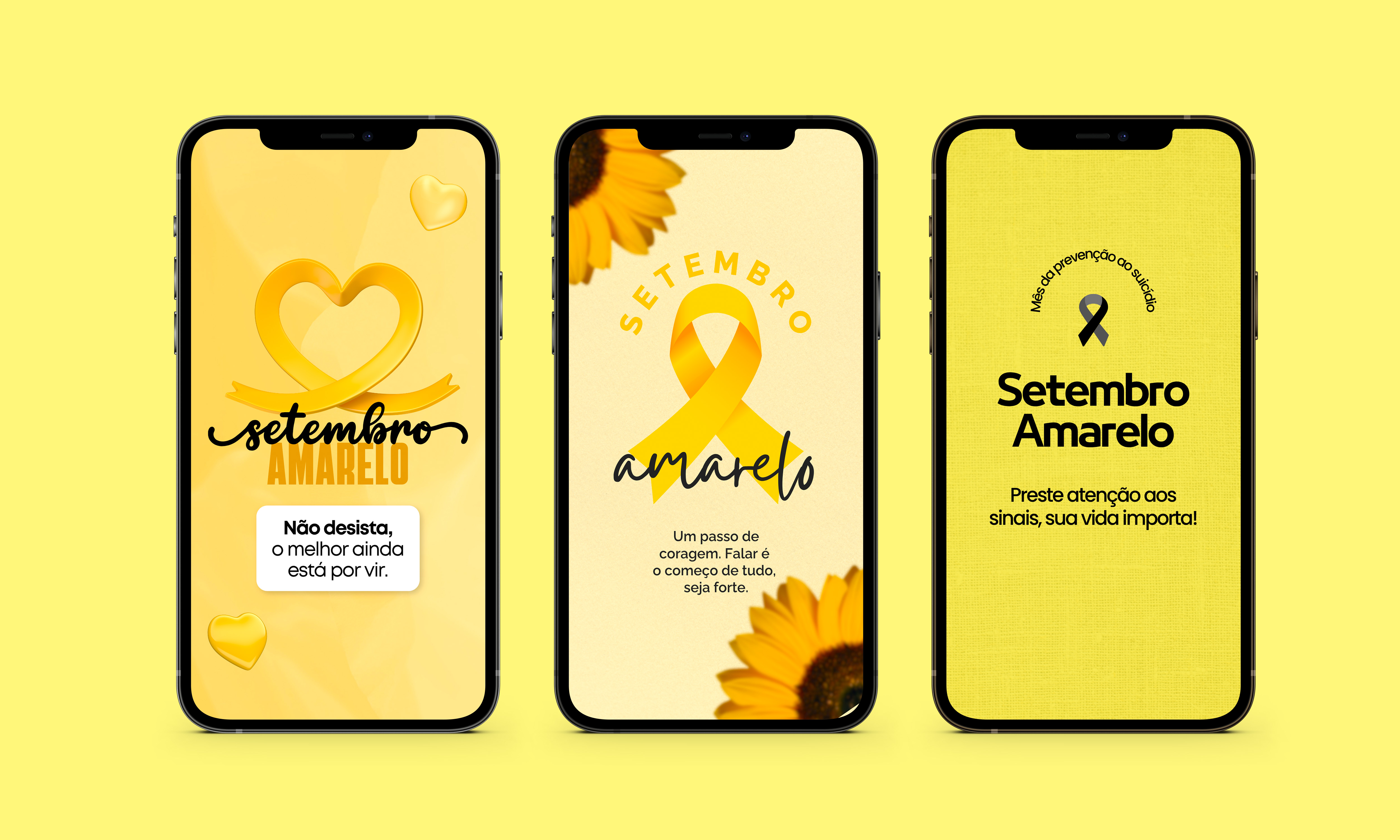 Tela Splash: Setembro Amarelo